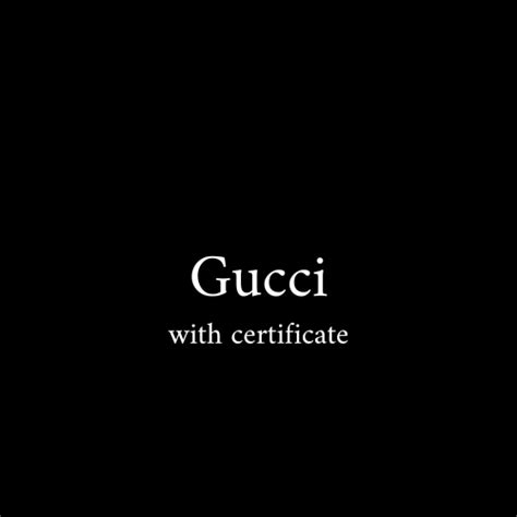 gucci authentication service